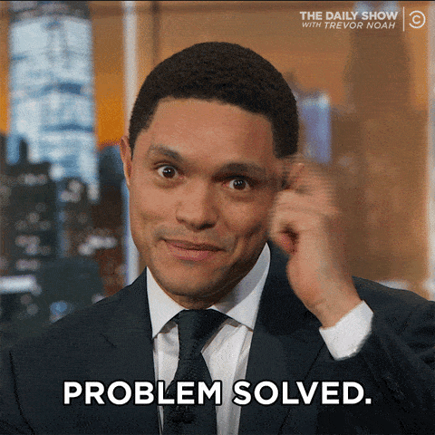 Problem solved illustration